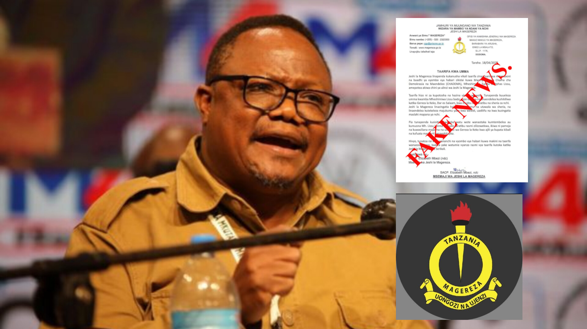Jeshi la magereza lakanusha kutoa taarifa ya alipo Tundu Lissu
