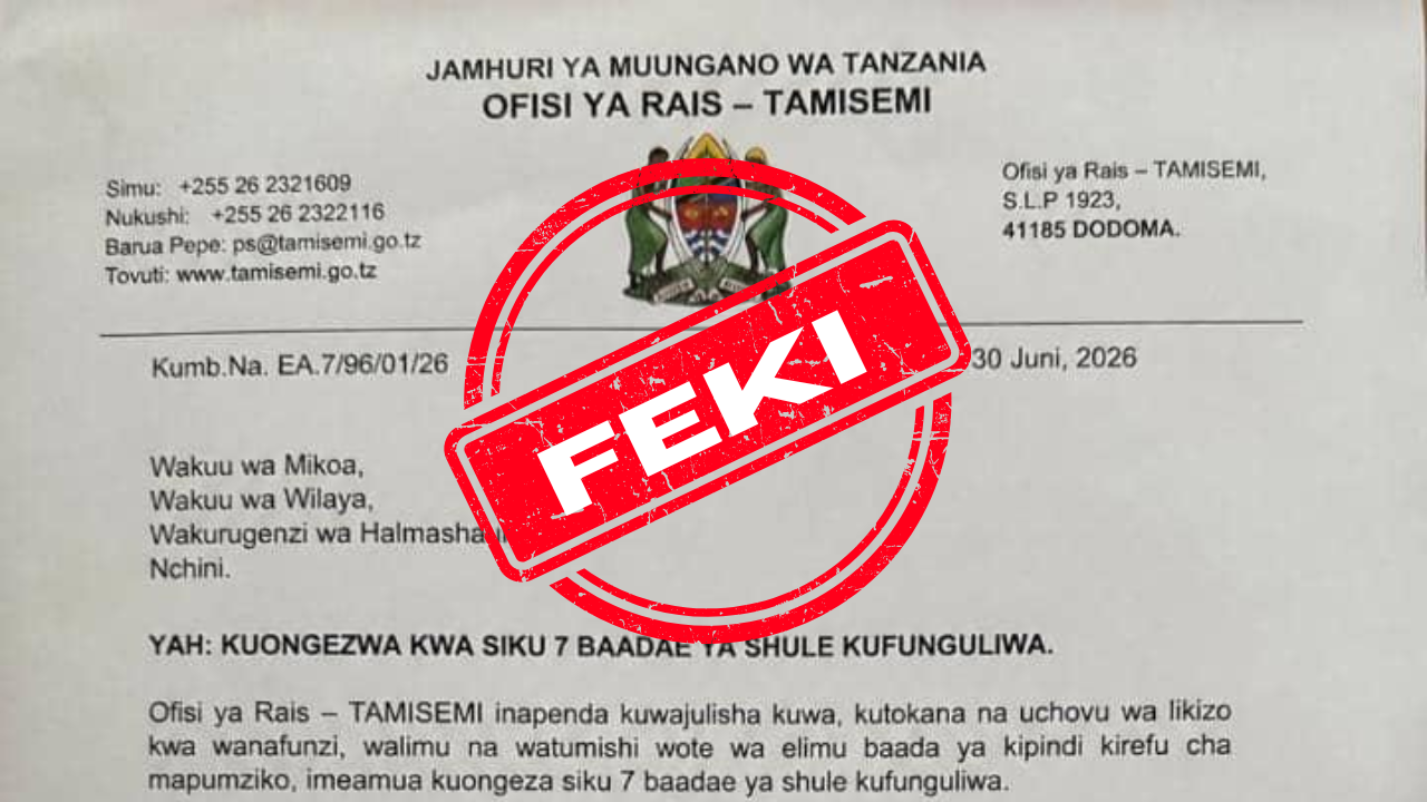 Si kweli : Serikali imeongeza likizo ya wanafunzi kwa siku 7